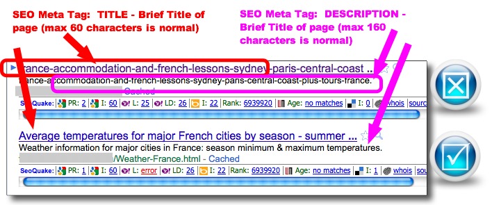 How to update your webpage Title and Description SEO Meta Tags